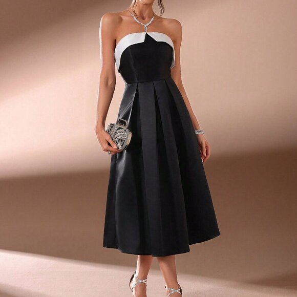 Black Elegant Women's Heavy Duty Ball Gown - Picture 1 of 7